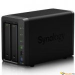 DS214+ Boîtier NAS pour 2 DD 3.5/2.5p 1.33GHz DCore 1Go 2LAN Gb USB3 eSata