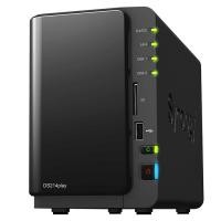 DS214PLAY Boîtier NAS pour 2 DD 3.5/2.5p 1.6GHz DCore 1Go 1LAN Gb USB3 eSata Slot SD