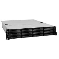 RS3614XS+ Boîtier NAS Rack 2U pour 12DD 3.5/2.5p 3.3G 4Core 8Go 4LAN Gb USB3 2ext Al redo.