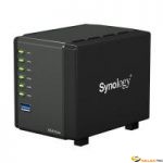 DS414slim Boîtier NAS pour 4 DD 2.5p 1.2GHz 512Mo 2LAN Gb USB3