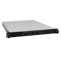 RS815+ Boîtier NAS Rack 1U pour 4 DD 3.5/2.5p 2.4GHz QCore 2Go 4LAN Gb USB3 eSata