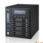 N4800ECO Bt NAS pour 4 DD 3.5/2.5p 2.13GHz DC 2Go 2LAN Gb USB3 eSata HDMI VGA slot PCIe