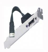 Adaptateur slot (x2) SATA300 F/eSATA 0.5m 