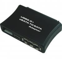 Adap USB2.0+eSata vers Sata avec alimentation 