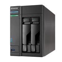 AS-602T Boîtier NAS pour 2 DD 3.5/2.5p 2.13GHz Dcore 1Go 2LAN Gb USB3 eSata HDMI