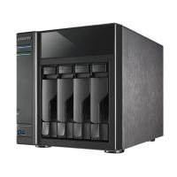 AS-204TE Boîtier NAS pour 4 DD 3.5/2.5p 1.2GHz Dcore 1Go 1LAN Gb USB3 HDMI Audio IR