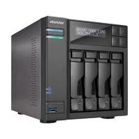 AS-5104T Boîtier NAS pour 2 DD 3.5/2.5p 2GHz Qcore 2Go 2LAN Gb USB3 HDMI eSata