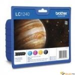 Encre Brother Multipack LC-1240VALBP Black + 3 couleurs 