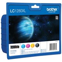 Encre Brother Multipack LC-1280VALBP Black + 3 couleurs 