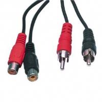 Cordon audio 2 RCA/2 RCA M/F 1,50m 