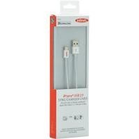 EDN Cable Apple iP5/Ipad4/Mini charger/data 8pin 1.0m Blanc Licence Apple