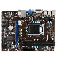 MSI H81M-P33 MATX 1150 DDR3 PCI-E VGA DVI SON LAN 