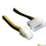 Cordon Alim CPU 4p vers Molex 4p MM 15cm 