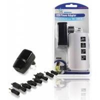 Adaptateur secteur USB 5V 1A + 8 embouts 