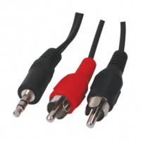 Cordon audio Jack-2 RCA MM 2.5m stéreo 
