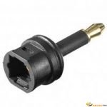 Adaptateur Jack optique mâle / Toslink femelle 
