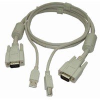 Jeu de cable pour KVM USB, 1.8m 