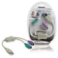Adaptateur USB vers 2 PS/2 15cm 