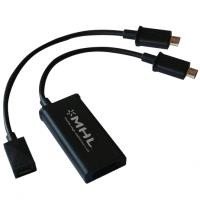 Adaptateur MHL universel microUSB/HDMI M/F livré avec adapateur Samsung S3/S4/Note 2