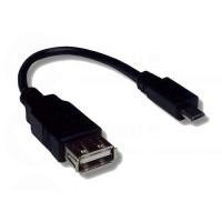 Adaptateur USB OTG/HOST microUSB/USB M/F 0.10m 