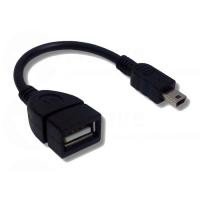 Adaptateur USB OTG/HOST MiniUSB/USB M/F 0.10m 