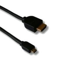 Cordon HDMI A vers MicroHDMI type D M-M 1,5m 