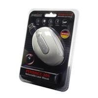 PERIMICE-306 White Laser Retractable 1600dpi, USB 