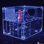 ACUF-HUVB Boîtier Transparent Cube UV Bleu 