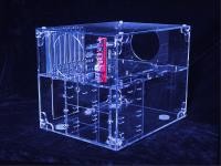 ACUF-HUVB Boîtier Transparent Cube UV Bleu 