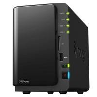 DS214PLAY Boîtier NAS pour 2 DD 3.5/2.5p 1.6GHz DCore 1Go 1LAN Gb USB3 eSata Slot SD