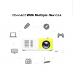 Mini projecteur de poche Portable HD 1080P, pour Home cinéma, AV, USB, carte SD, TF, PK YG300