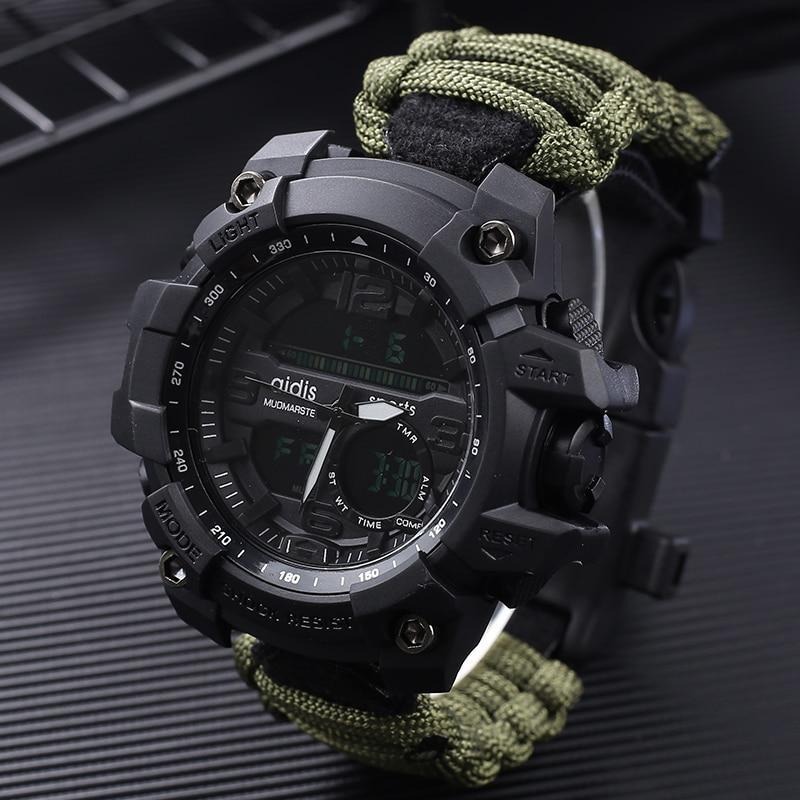 Montre De Survie Multifonction Extérieure 6 en 1