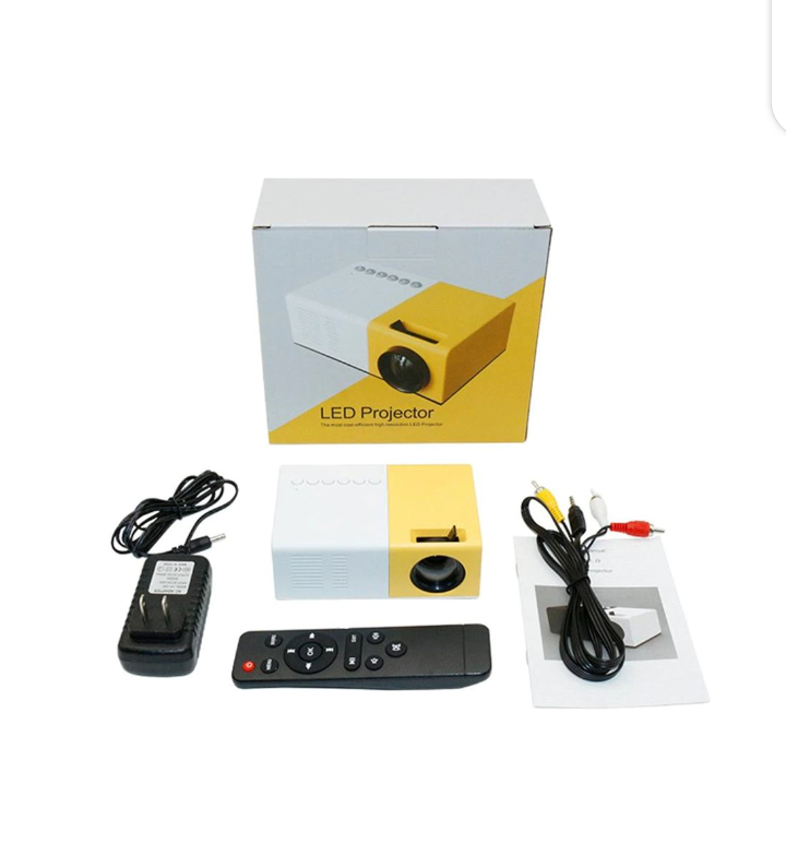 Mini projecteur de poche Portable HD 1080P, pour Home cinéma, AV, USB, carte SD, TF, PK YG300